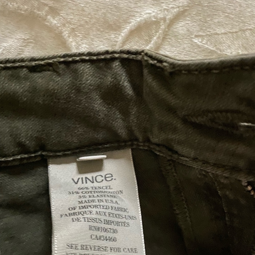 Vince olive green cargo skinny jeans size 27 - Picture 2 of 6
